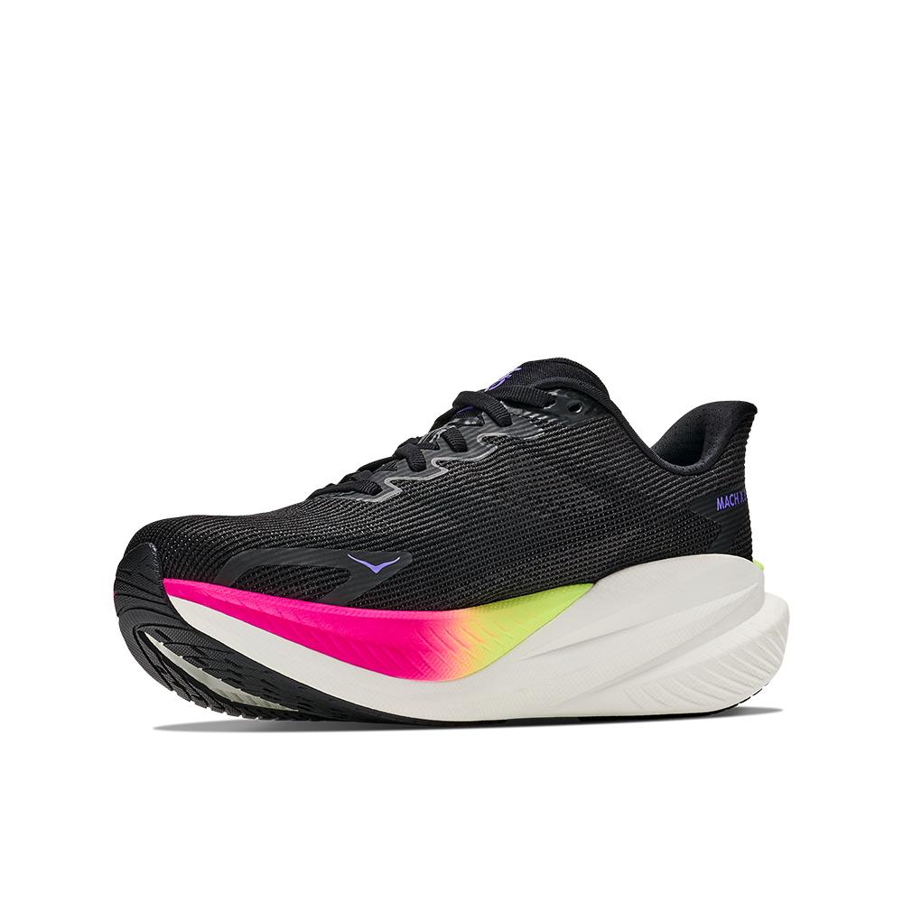 Zapatillas de running de mujer MACH X 3 HOKA - Negro / Rosa Negro / Rosa-4
