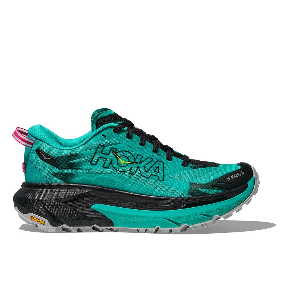 Imagen 0 de Zapatillas de trail running de mujer MAFATE 5 HOKA Negro / Verde