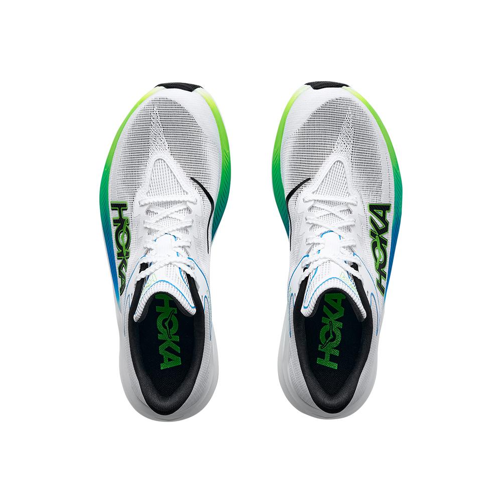 Imagen 2 de Zapatillas de running unisex ROCKET X 3 HOKA - Blanco / Turquesa Blanco / Turquesa