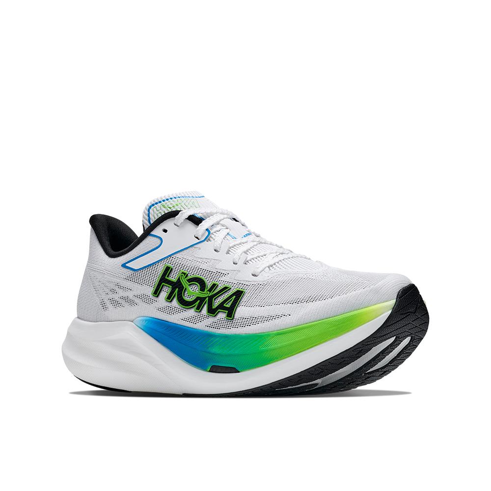 Imagen 6 de Zapatillas de running unisex ROCKET X 3 HOKA - Blanco / Turquesa Blanco / Turquesa