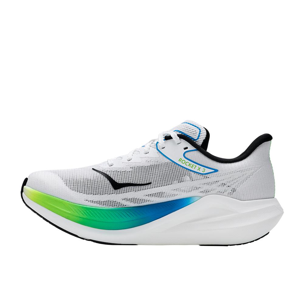 Imagen 8 de Zapatillas de running unisex ROCKET X 3 HOKA - Blanco / Turquesa Blanco / Turquesa