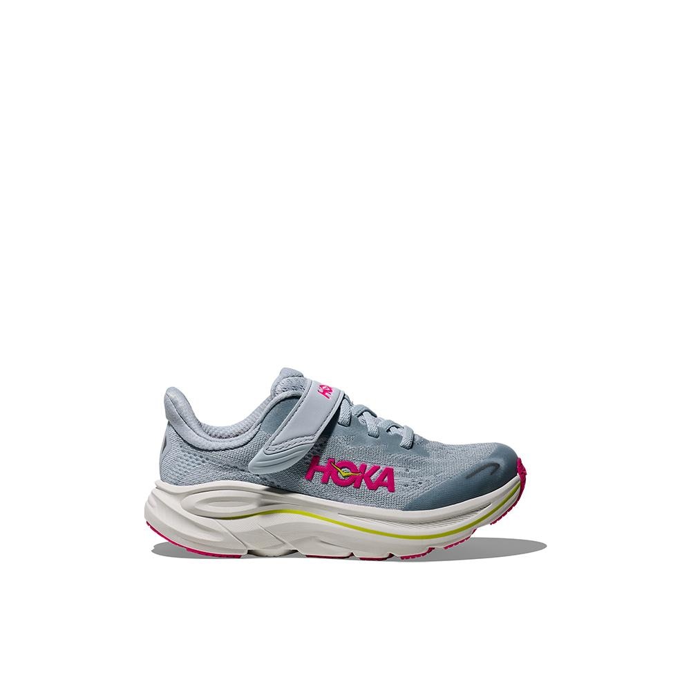 Hoka Zapatillas de running de niños CLIFTON 10 LITTLE KI Gris / Rosa