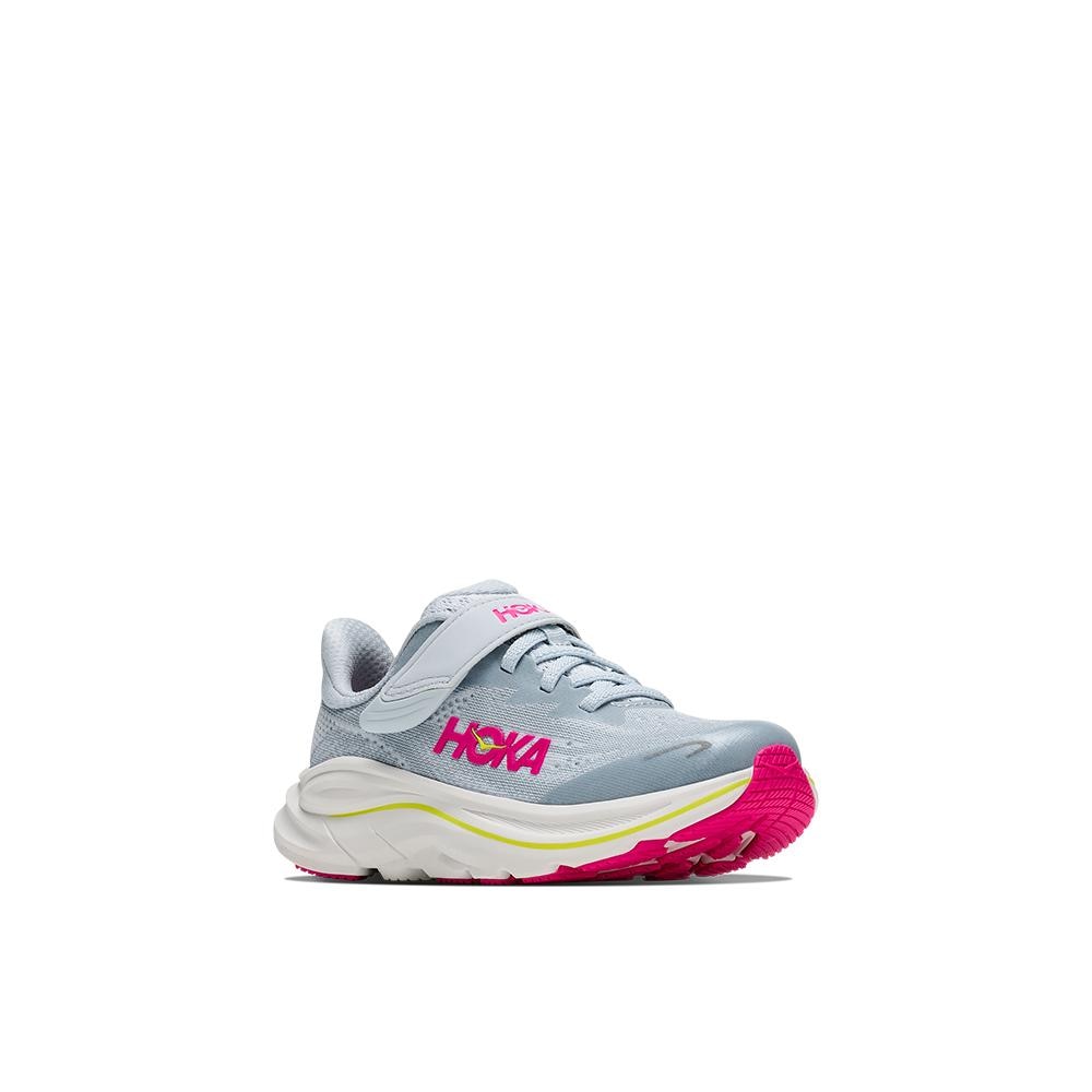Zapatillas de running de niños CLIFTON 10 LITTLE KI HOKA - Gris / Rosa Gris / Rosa-6