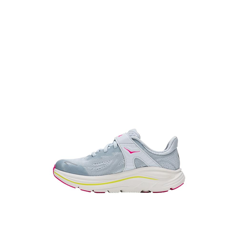 Zapatillas de running de niños CLIFTON 10 LITTLE KI HOKA - Gris / Rosa Gris / Rosa-8