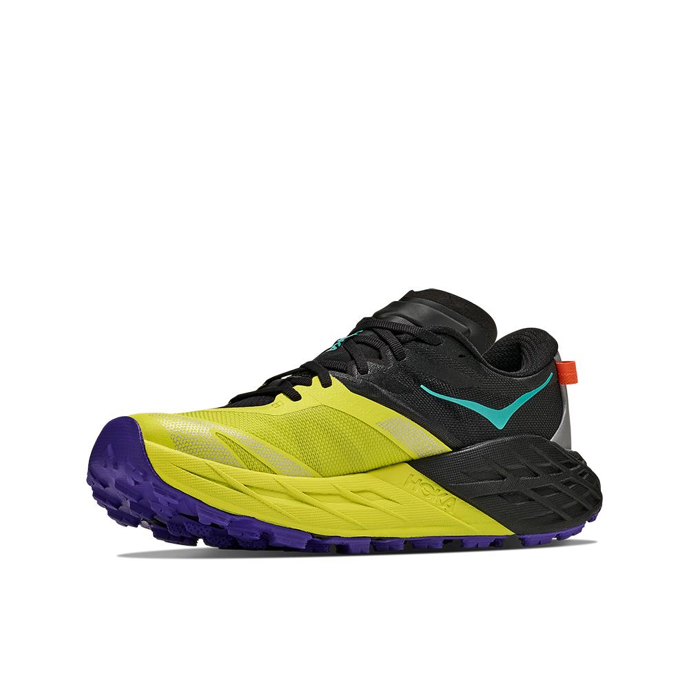 Zapatillas de trail running de hombre SPEEDGOAT 7 HOKA - Negro / Amarillo Negro / Amarillo-4