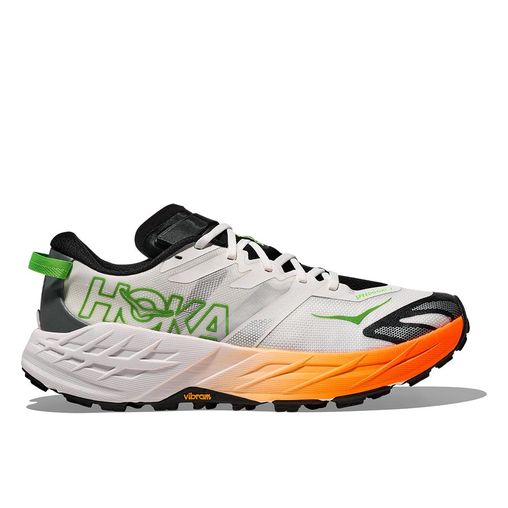 Imagen 0 de Zapatillas de trail running de hombre SPEEDGOAT 7 HOKA Blanco / Naranja