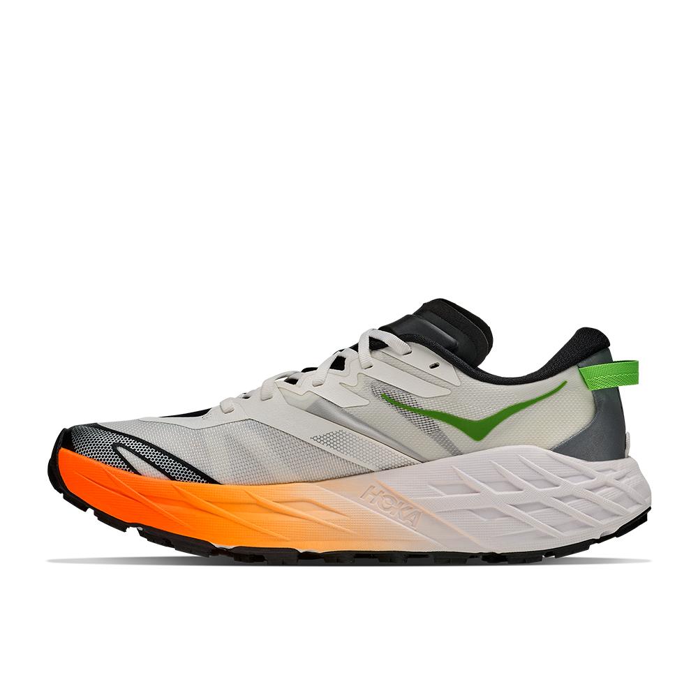 Imagen 2 de Zapatillas de trail running de hombre SPEEDGOAT 7 HOKA - Blanco / Naranja Blanco / Naranja