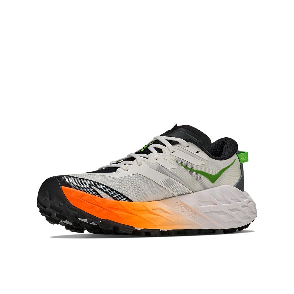 Imagen 4 de Zapatillas de trail running de hombre SPEEDGOAT 7 HOKA - Blanco / Naranja Blanco / Naranja