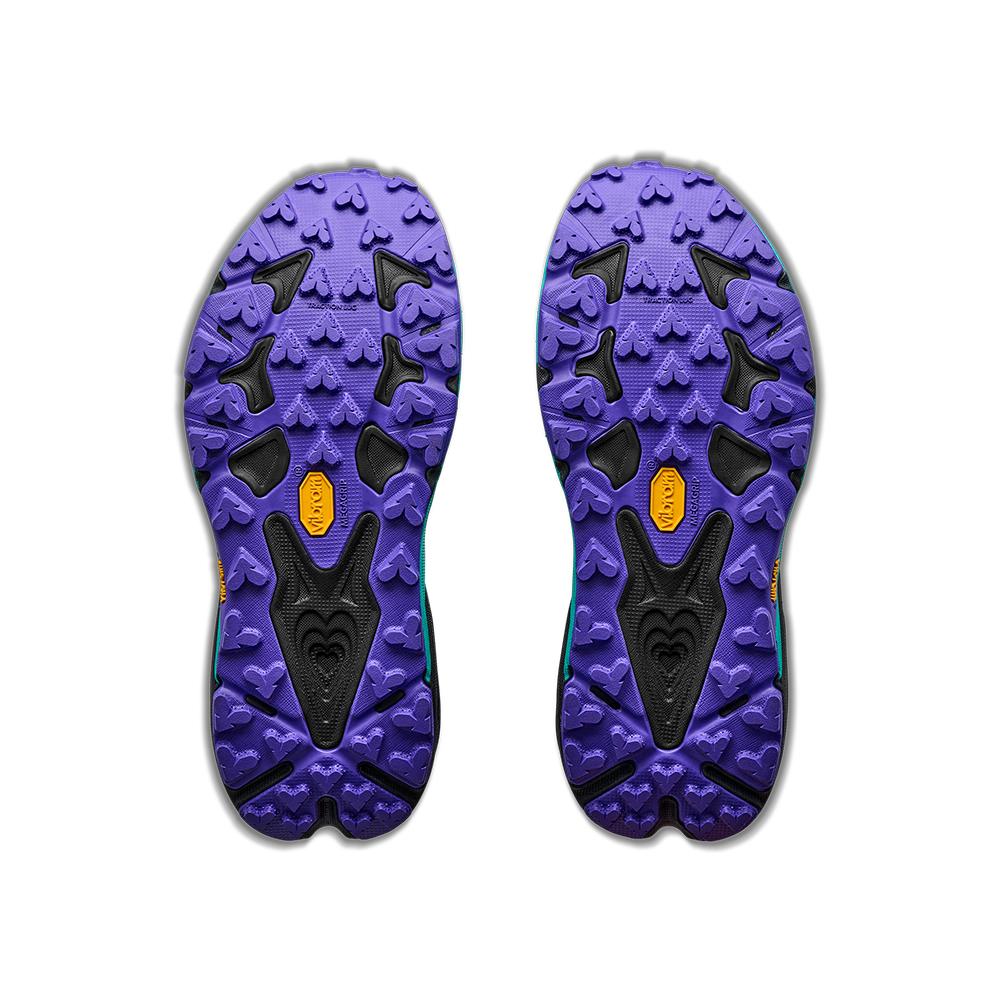Imagen 3 de Zapatillas de trail running de mujer SPEEDGOAT 7 HOKA - Negro / Verde Negro / Verde