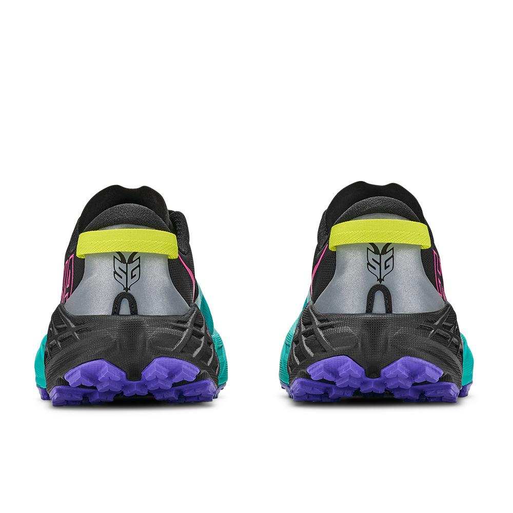 Imagen 5 de Zapatillas de trail running de mujer SPEEDGOAT 7 HOKA - Negro / Verde Negro / Verde