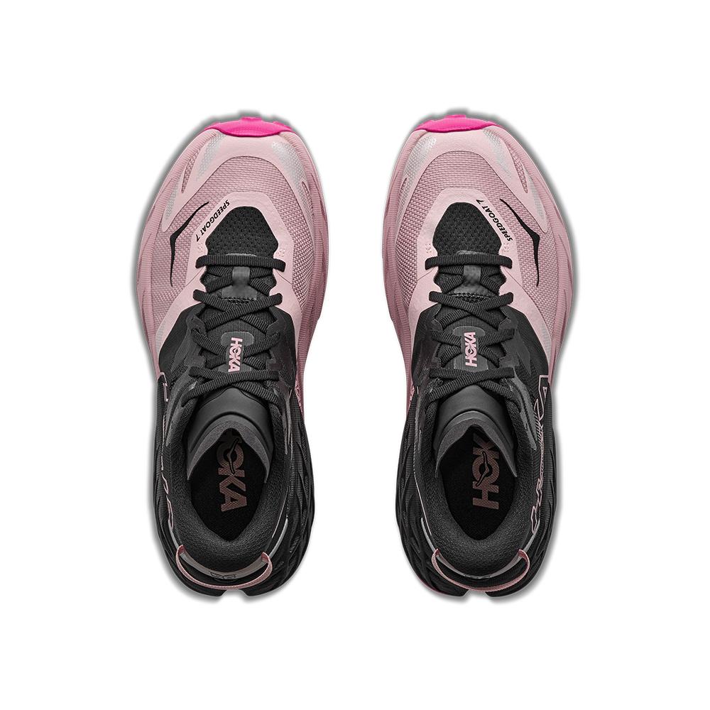 Zapatillas de trail running de mujer SPEEDGOAT 7 HOKA - Negro / Rosa Negro / Rosa-2