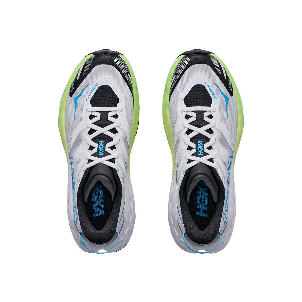 Zapatillas de trail running de mujer SPEEDGOAT 7 HOKA - Blanco / Azul Blanco / Azul-6