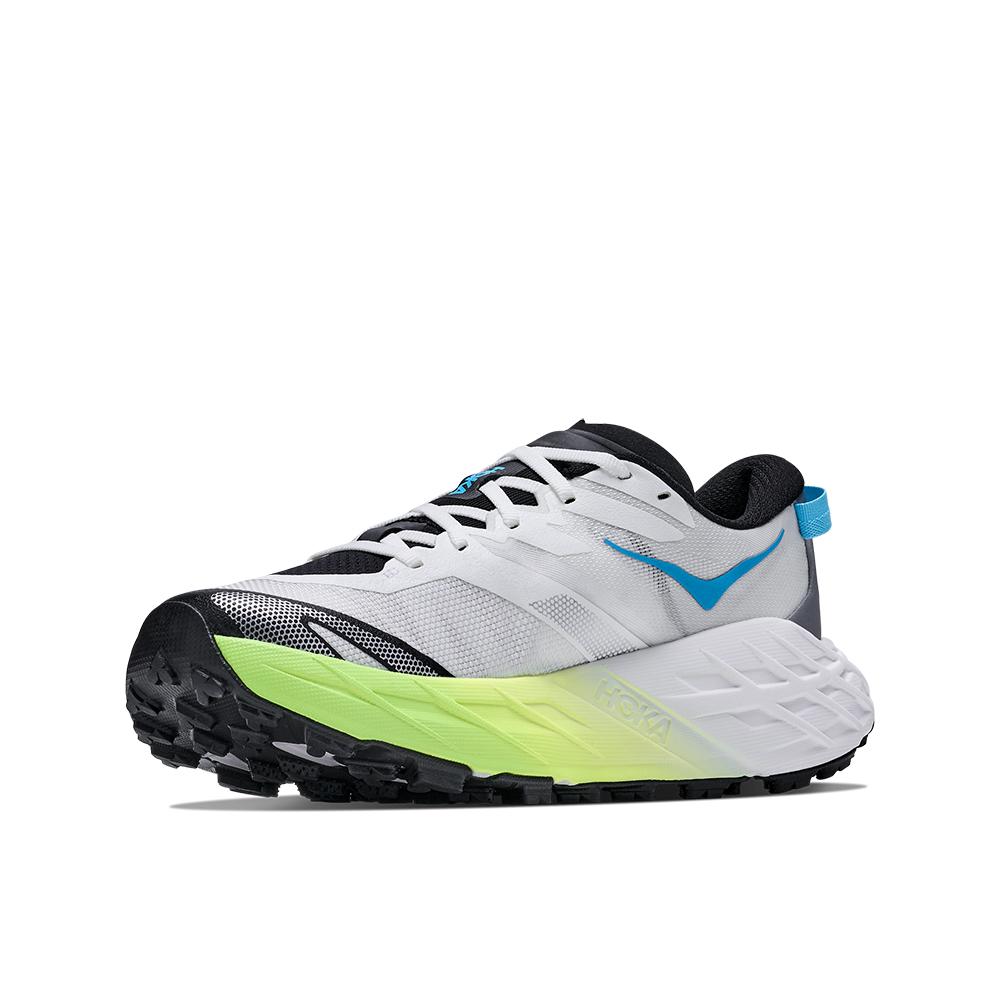 Zapatillas de trail running de mujer SPEEDGOAT 7 HOKA - Blanco / Azul Blanco / Azul-7