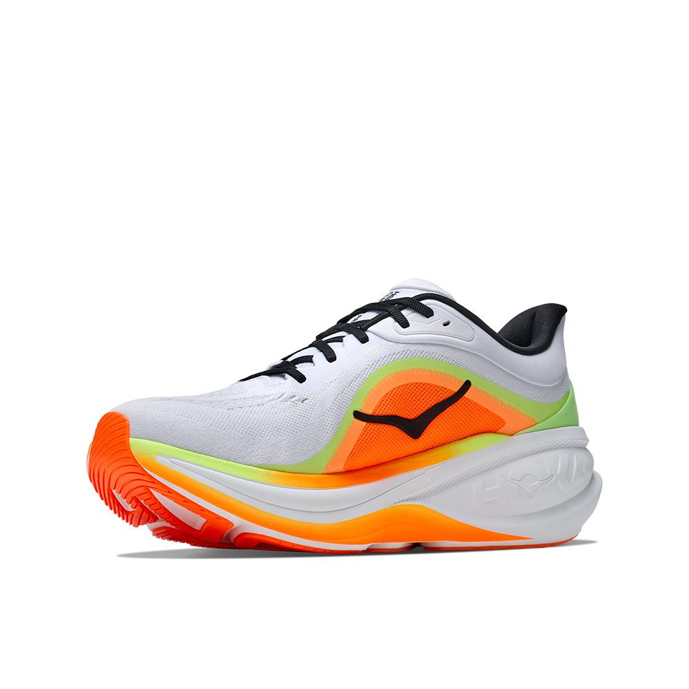 Zapatillas de running de hombre CLIFTON PRO HOKA - Blanco / Naranja Blanco / Naranja-4