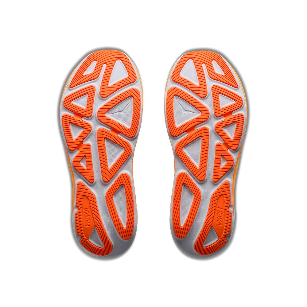 Zapatillas de running de hombre CLIFTON PRO HOKA - Blanco / Naranja Blanco / Naranja-8