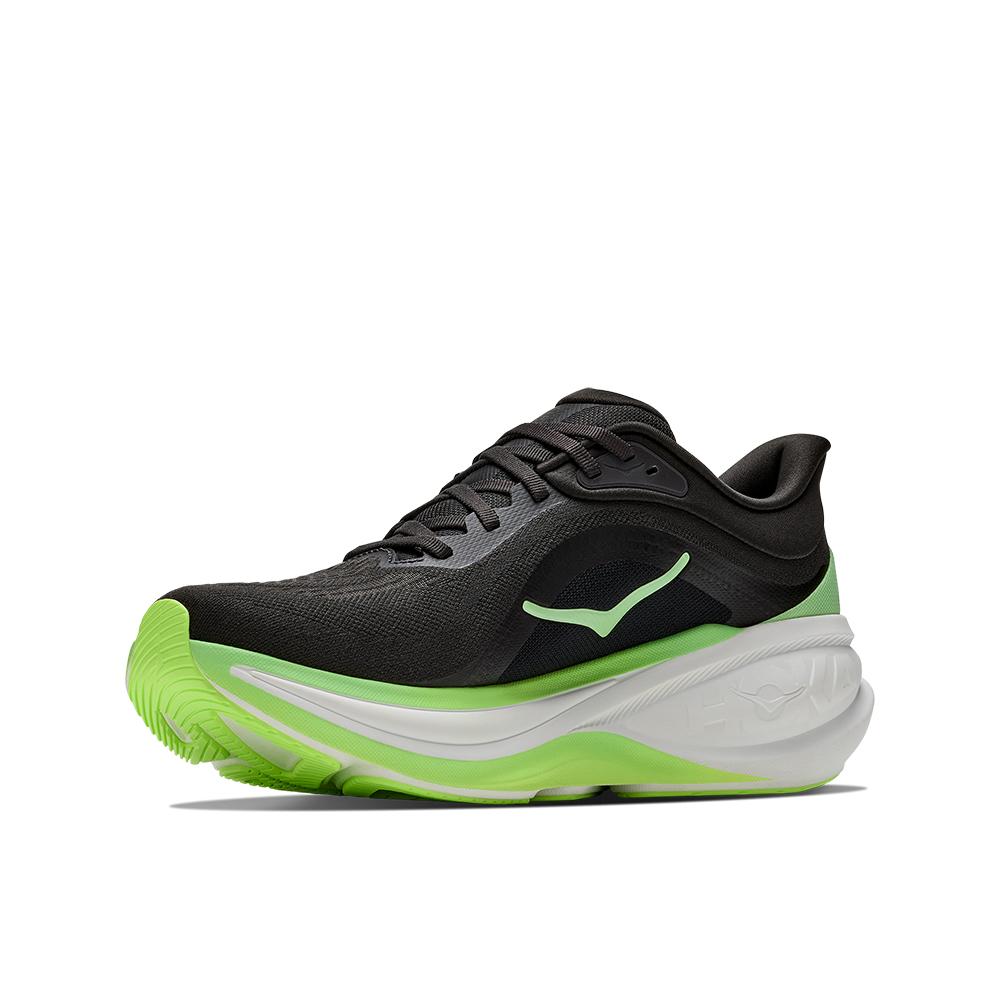 Zapatillas de running de hombre CLIFTON PRO HOKA - Negro / Verde Flúor Negro / Verde Flúor-3
