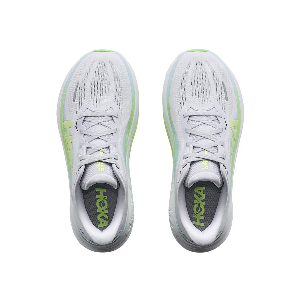 Zapatillas de running de mujer CLIFTON PRO HOKA - Blanco / Verde Blanco / Verde-3