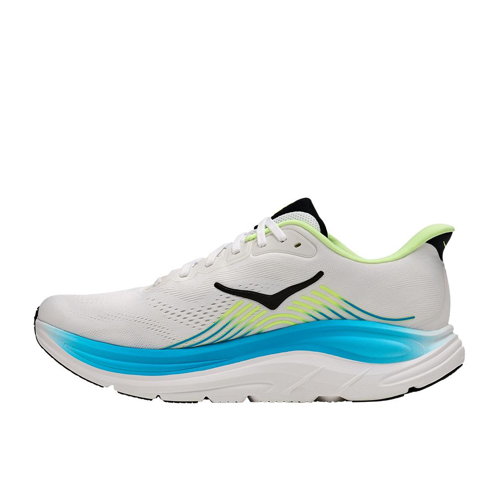 Zapatillas de running de hombre CLIFTON 11 HOKA - Blanco / Azul Blanco / Azul-2