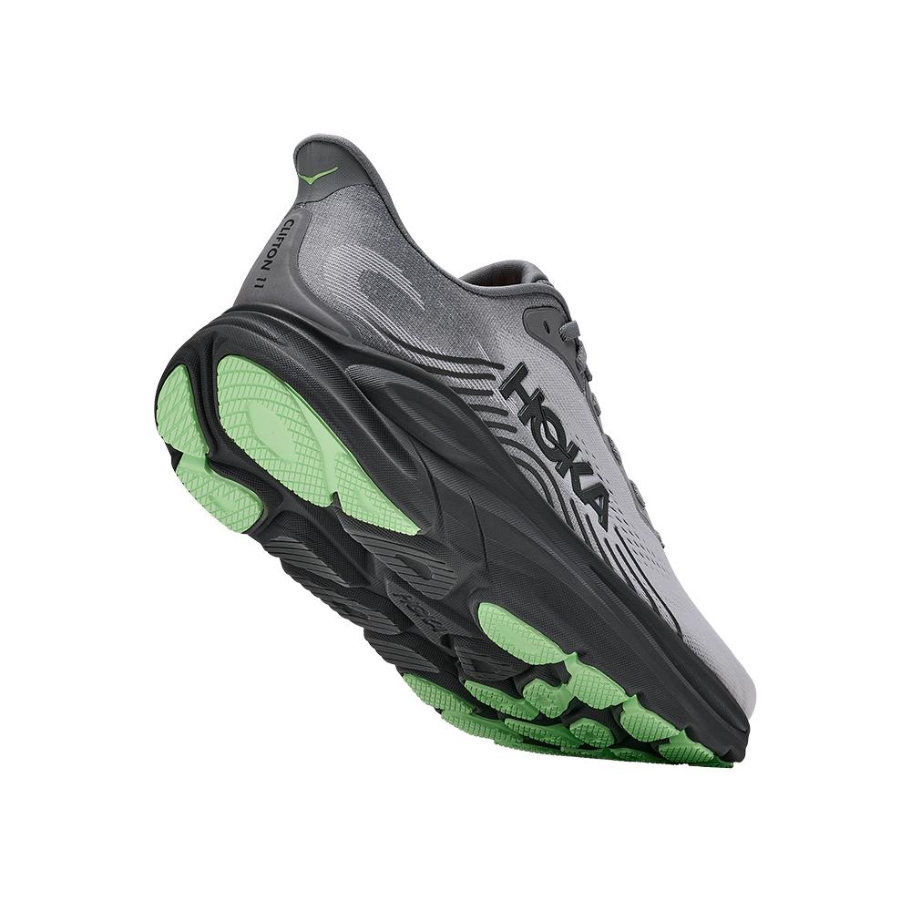 Zapatillas de running de hombre CLIFTON 11 HOKA - Gris / Negro Gris / Negro-4
