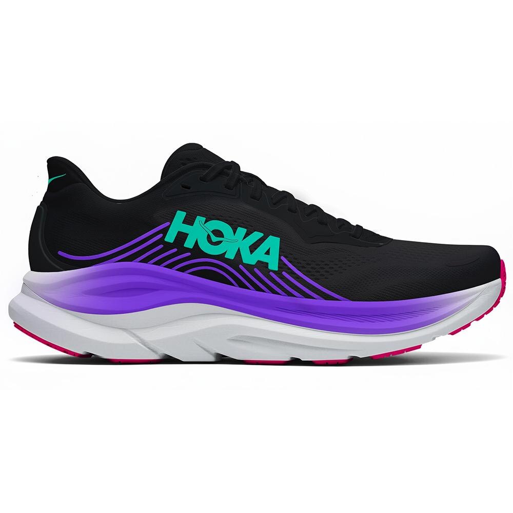 Imagen 0 de Zapatillas de running de mujer CLIFTON 11 HOKA Negro / Azul / Blanco