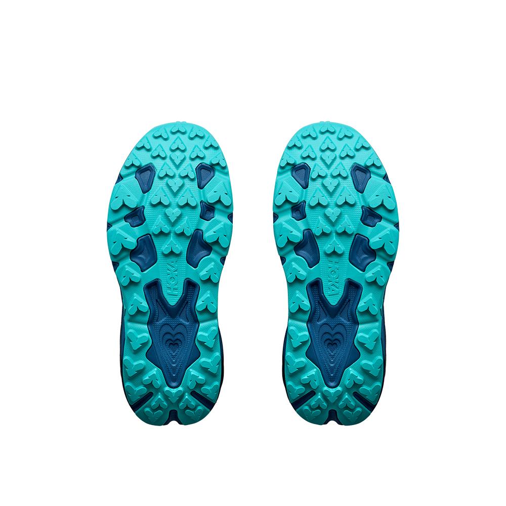 Zapatillas de trail running de niños SPEEDGOAT 7 BIG KIDS HOKA - Negro / Azul Negro / Azul-7