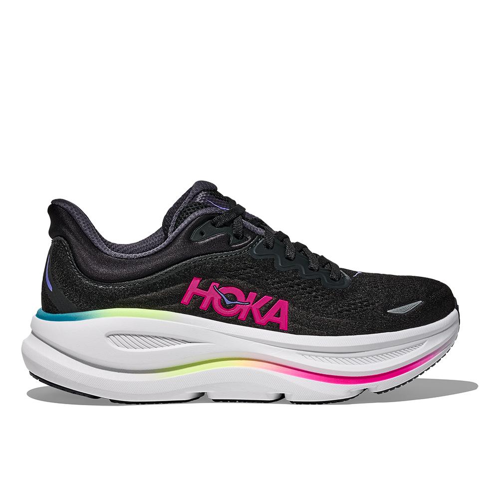 Imagen 0 de Zapatillas de running de mujer BONDI 9 HOKA Negro / Rosa