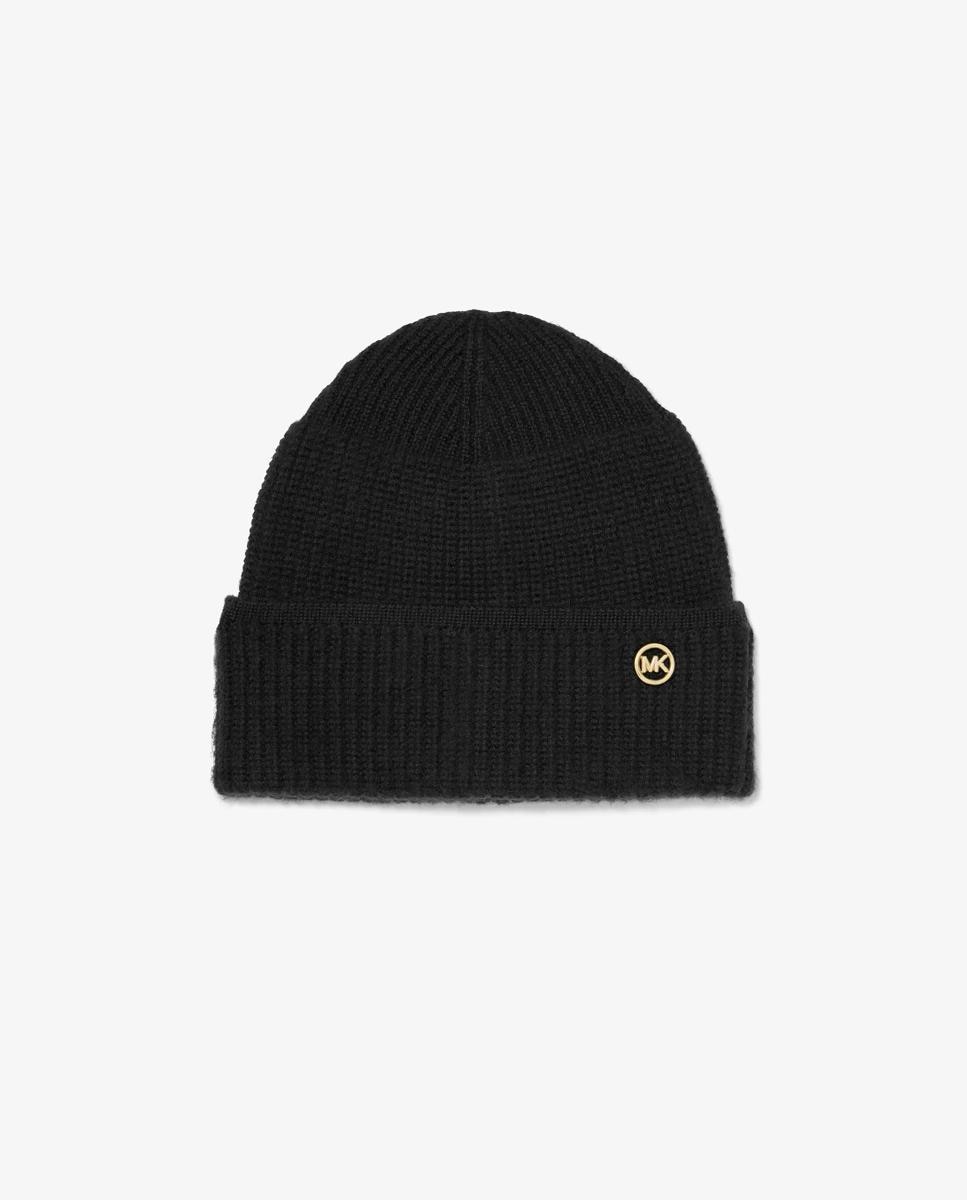 Gorro de mujer de lana con logo - Michael Michael Kors - Negro Negro-1