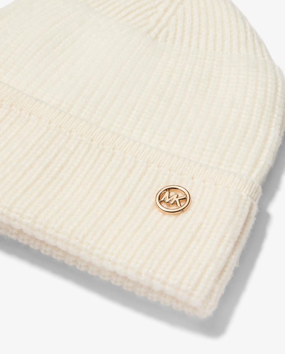 Gorro de mujer de lana con logo - Michael Michael Kors - Nata Nata-2