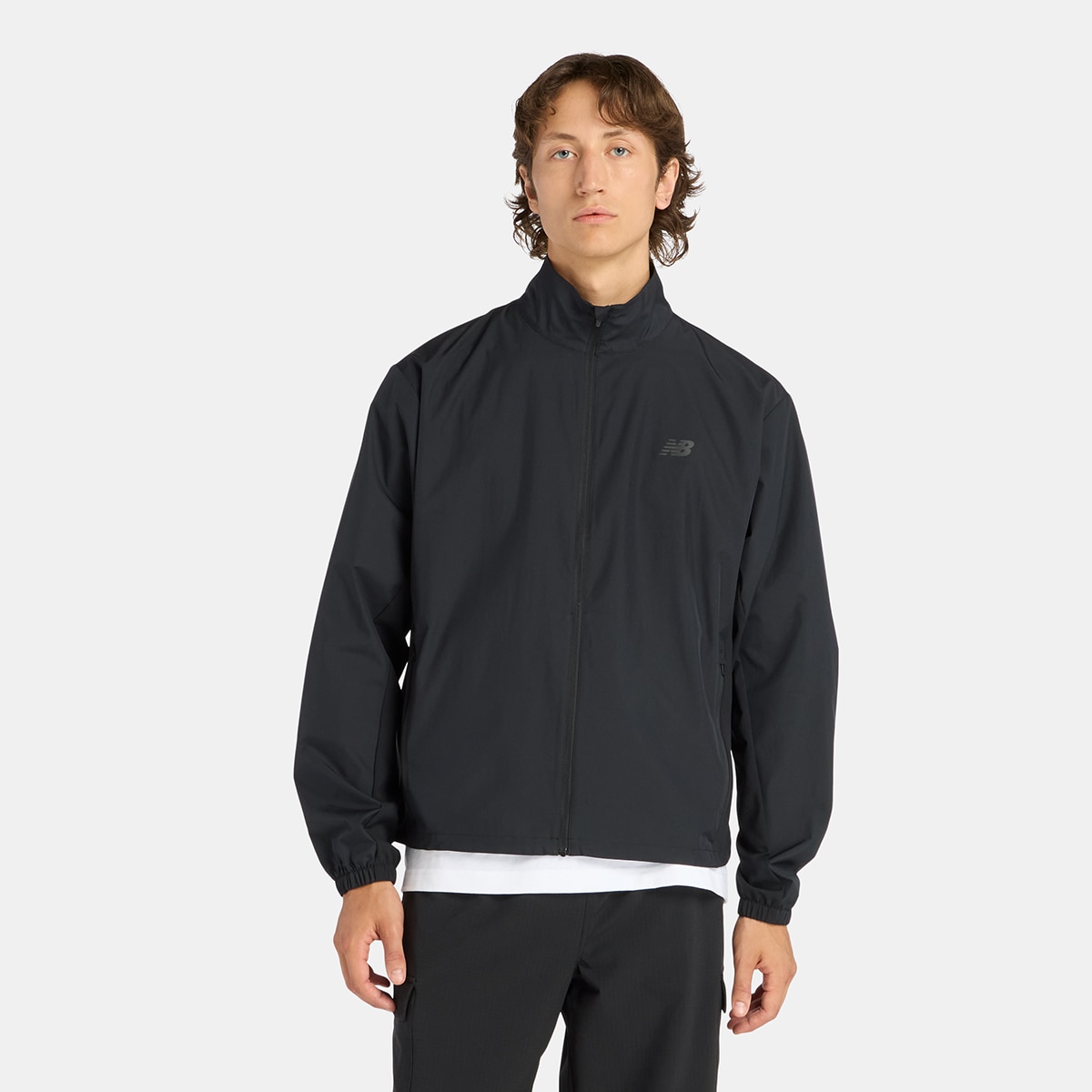 Imagen 0 de Cortavientos running de hombre Fast Days New Balance Negro