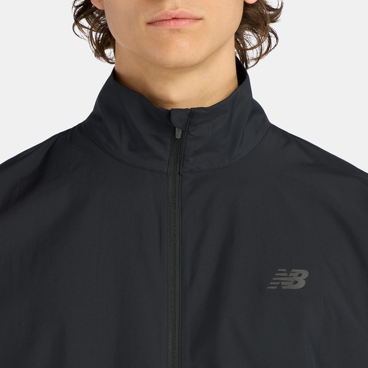 Cortavientos running de hombre Fast Days New Balance - Negro Negro-4