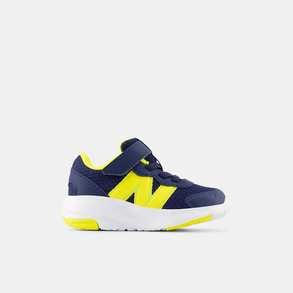New Balance Zapatillass de running de bebés FreshFoam 578 Bungee Lace with Top Strap Azul marino / Amarillo