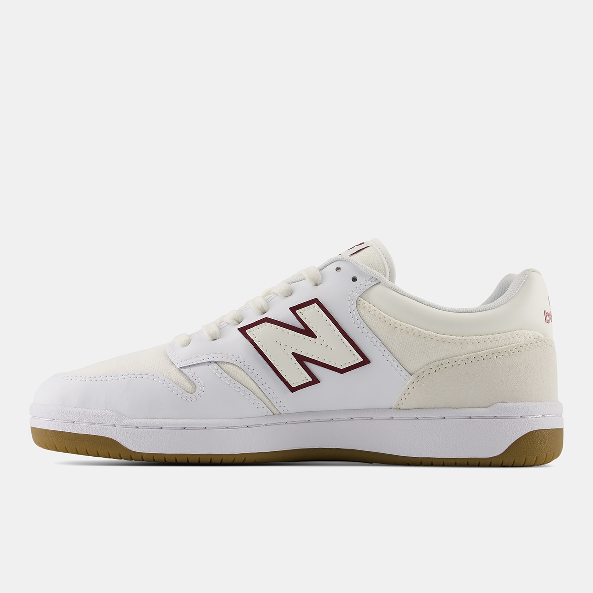Imagen 2 de Zapatilla Casual Unisex 480 New Balance - Blanco / Rojo Blanco / Rojo