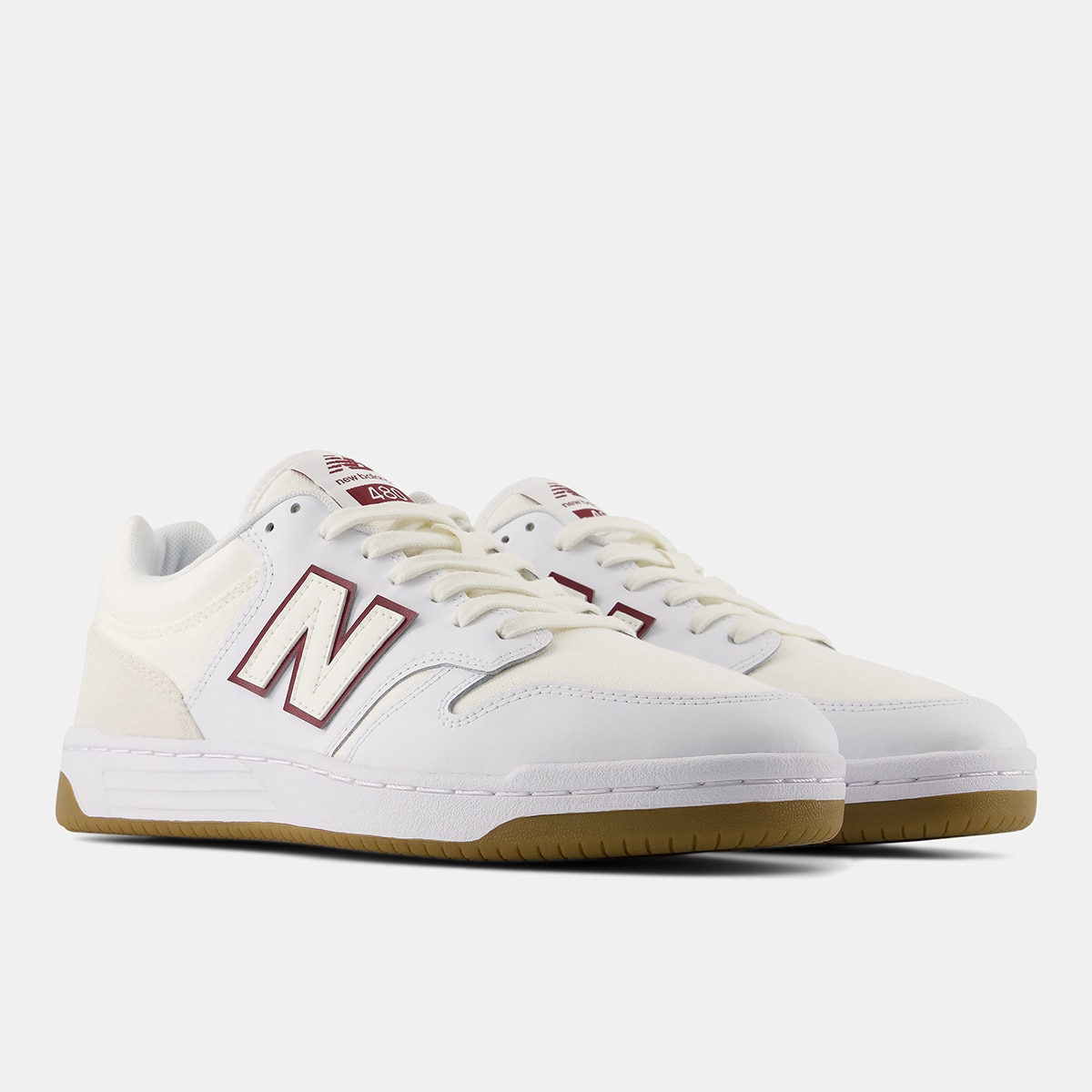 Imagen 4 de Zapatilla Casual Unisex 480 New Balance - Blanco / Rojo Blanco / Rojo