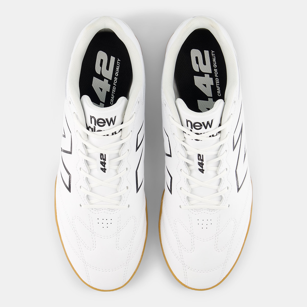 Botas de fútbol de hombre 442 Team IN V3 New Balance - Blanco Blanco-3