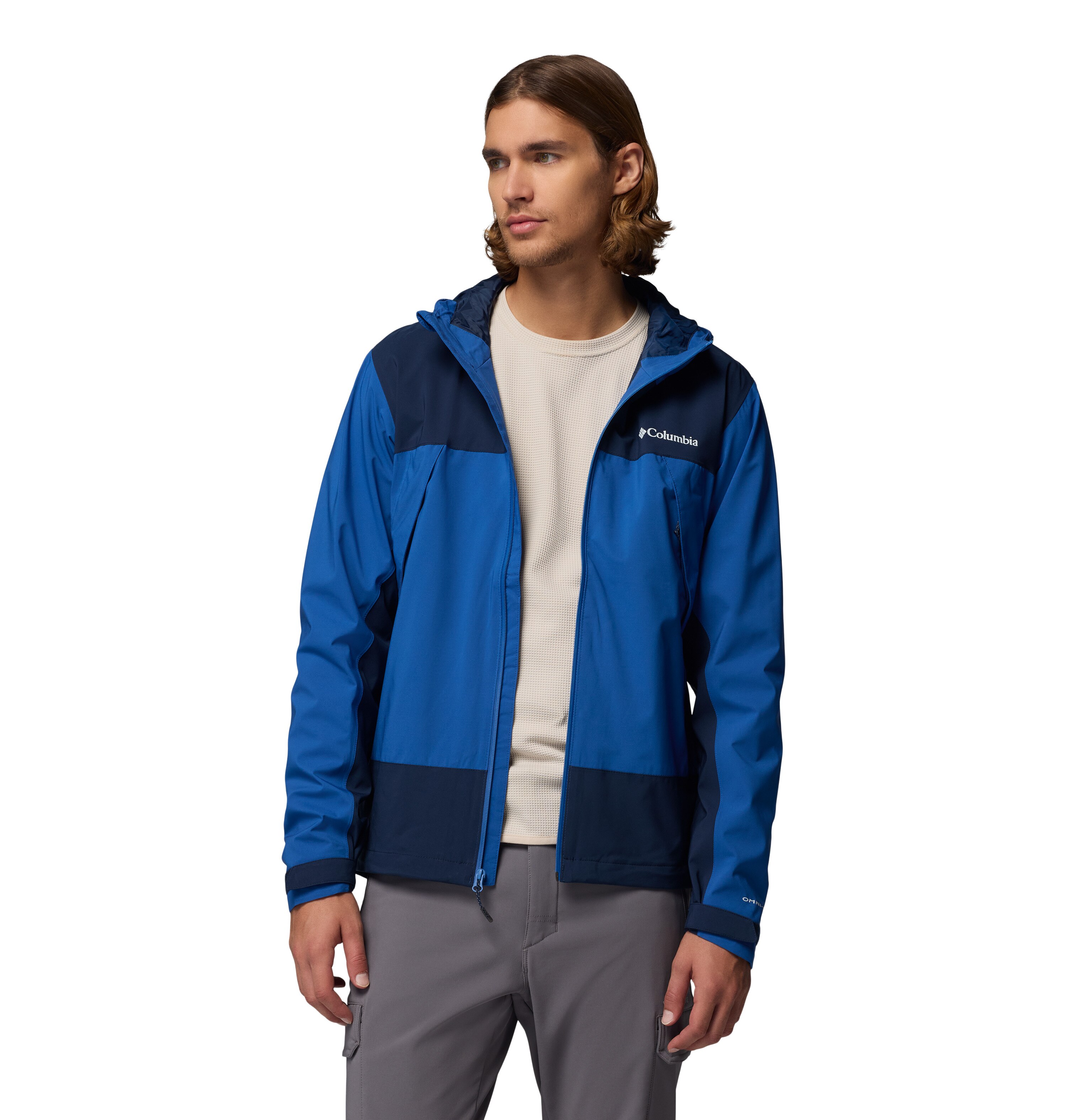 Chaqueta impermeable de hombre Boulder Falls™ Columbia - Azul eléctrico Azul eléctrico-3