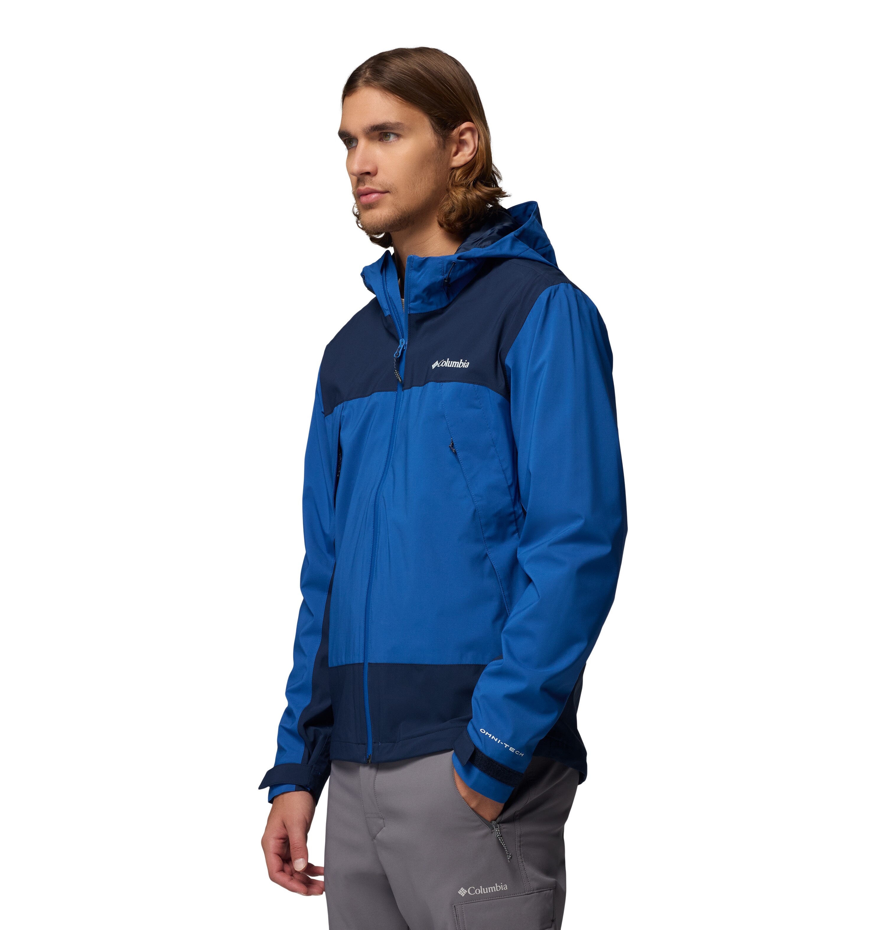 Chaqueta impermeable de hombre Boulder Falls™ Columbia - Azul eléctrico Azul eléctrico-6