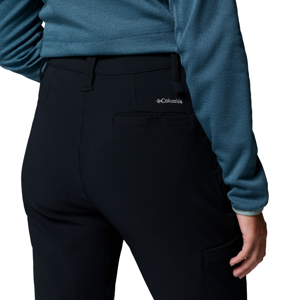Pantalón de senderismo mujer Back Beauty™ Warm Softshell Columbia - Negro Negro-6