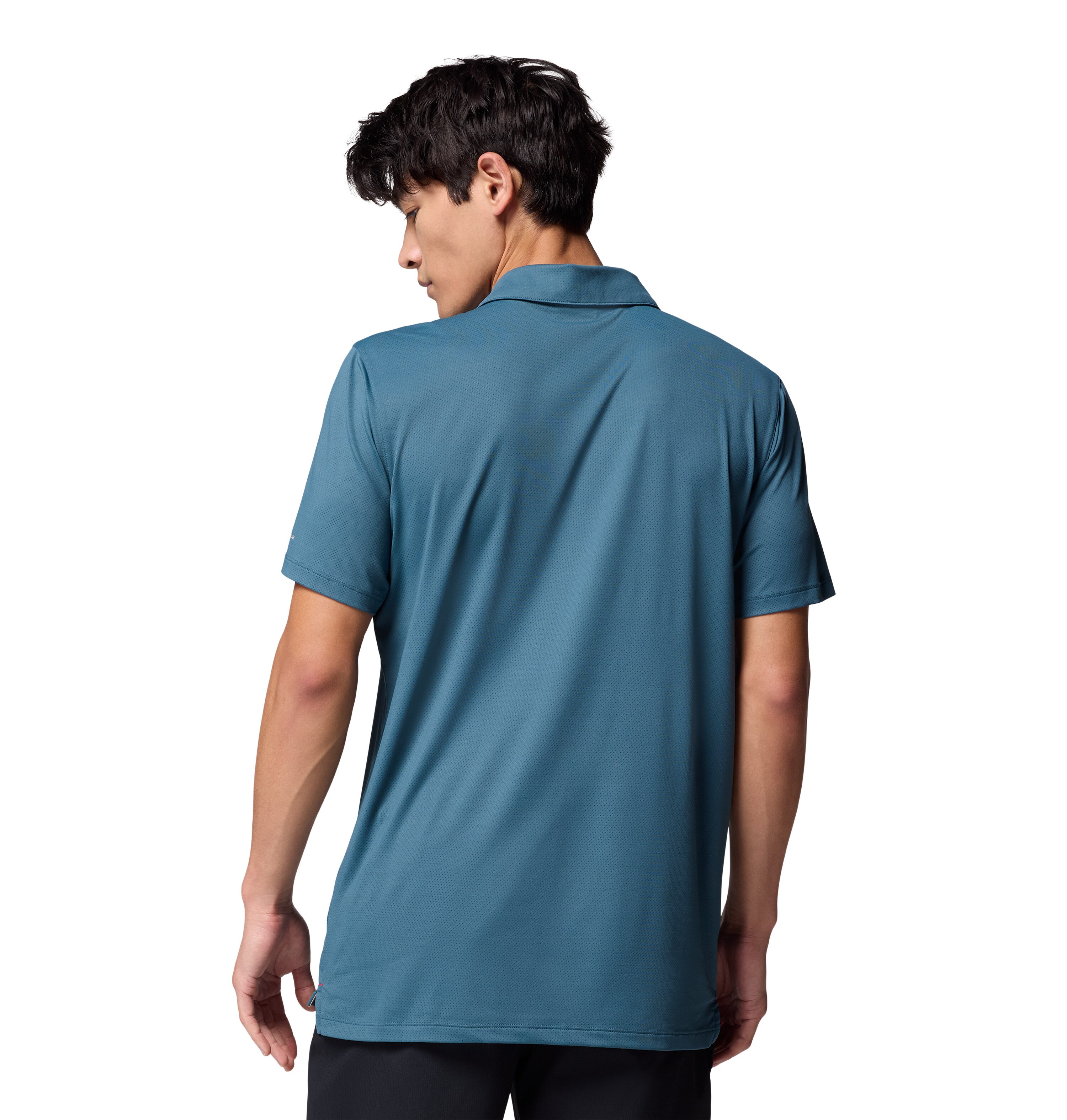 Polo de hombre Tech Trail™ Utility Columbia - Azul Turquesa Azul Turquesa-2