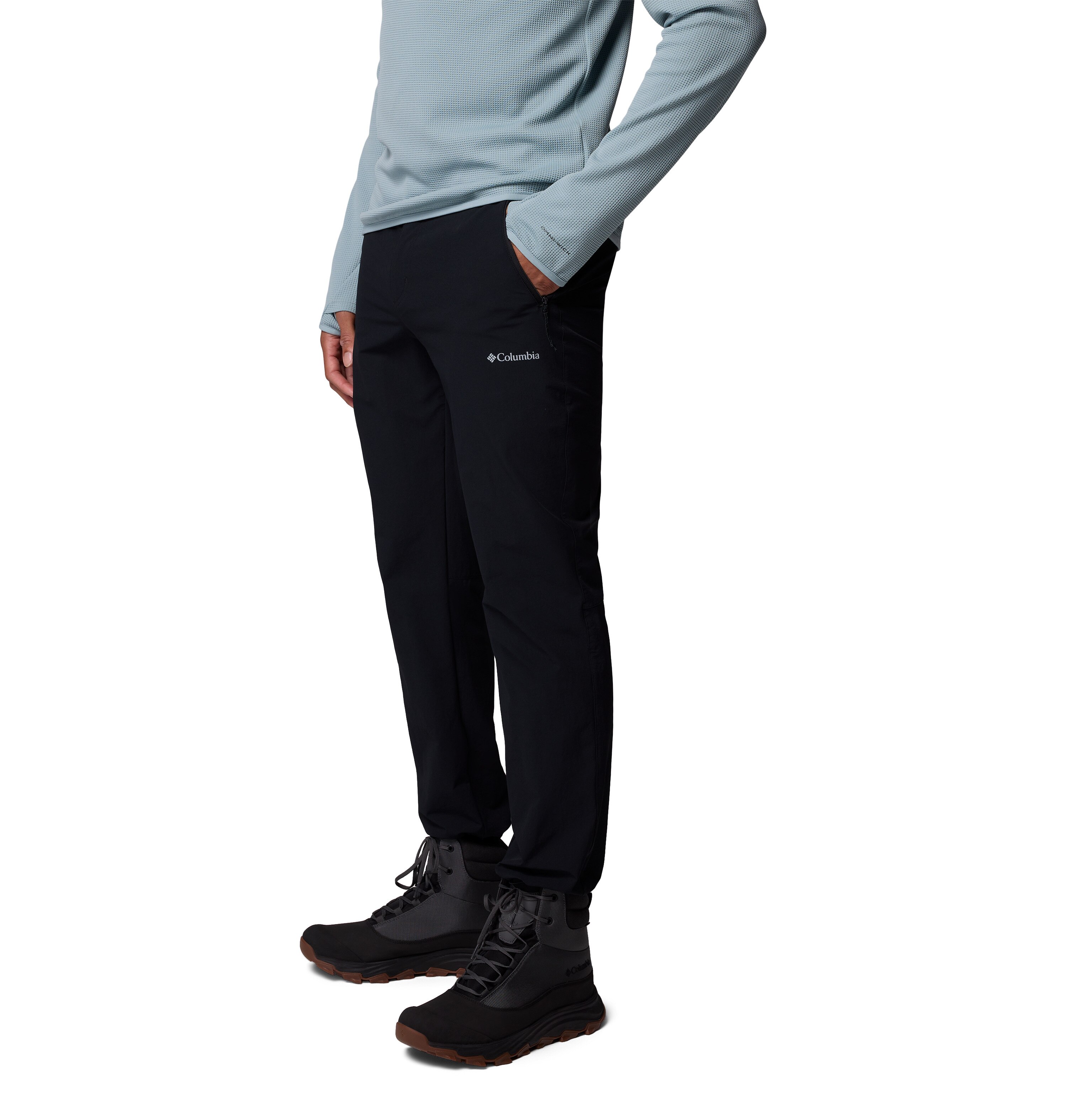 Pantalón de senderismo de hombre Essential Hike™ AY Columbia - Negro Negro-6