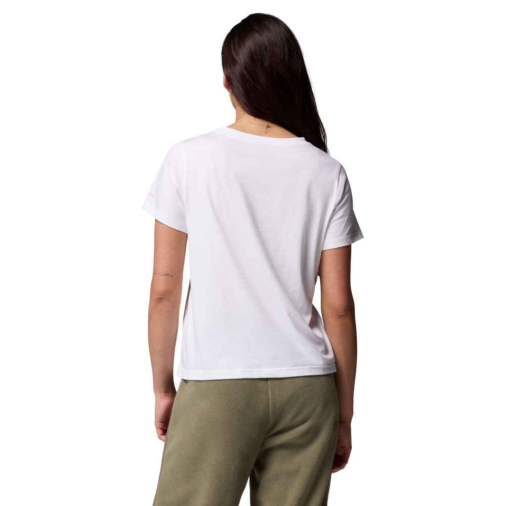 Camiseta de manga corta mujer Rolling Bend™ Columbia - Blanco Blanco-2