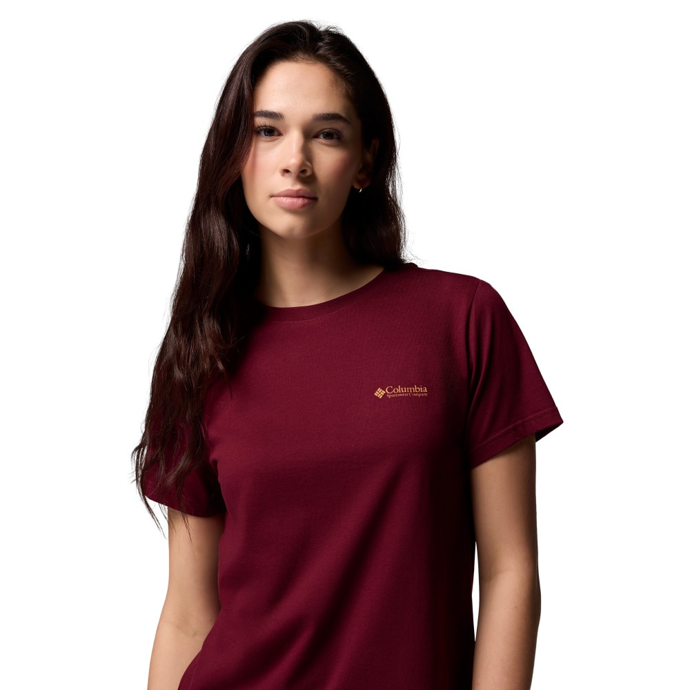 Imagen 3 de Camiseta de mujer Rolling Bend™ Columbia - Vino Vino