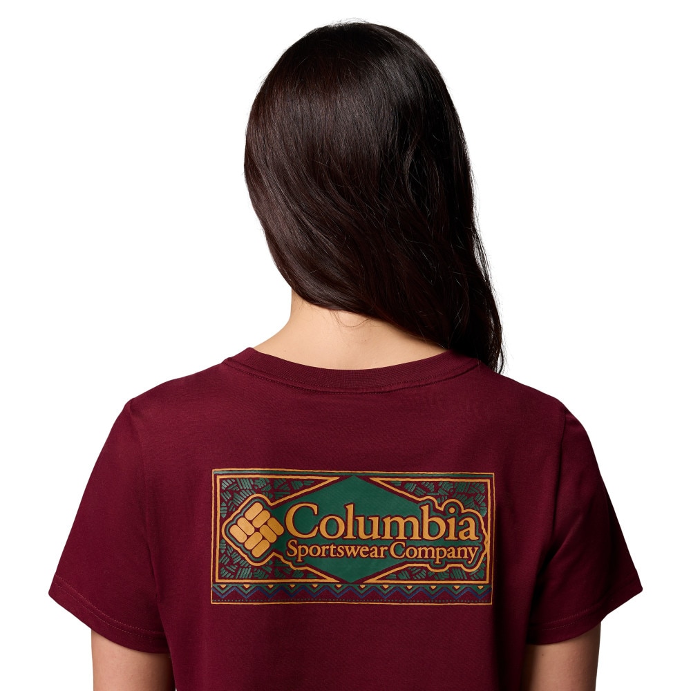 Imagen 4 de Camiseta de mujer Rolling Bend™ Columbia - Vino Vino