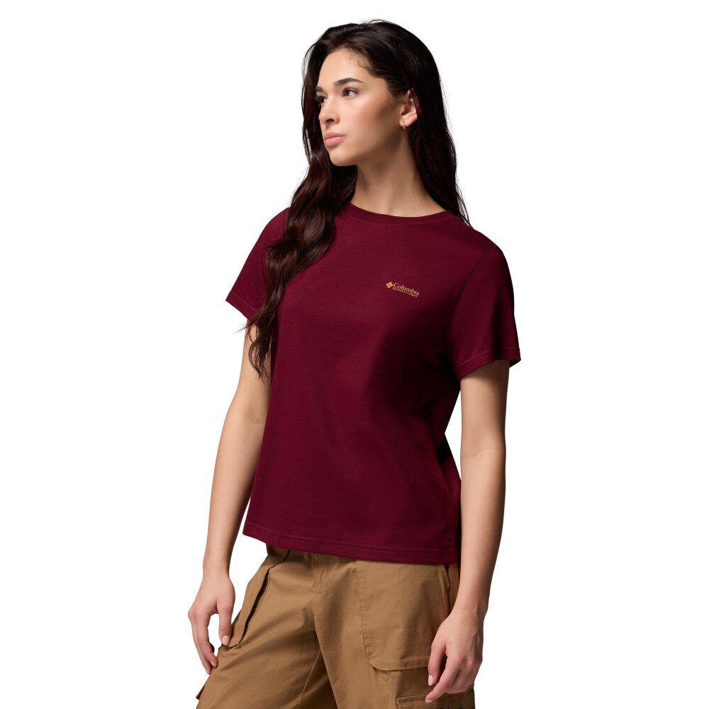 Imagen 5 de Camiseta de mujer Rolling Bend™ Columbia - Vino Vino