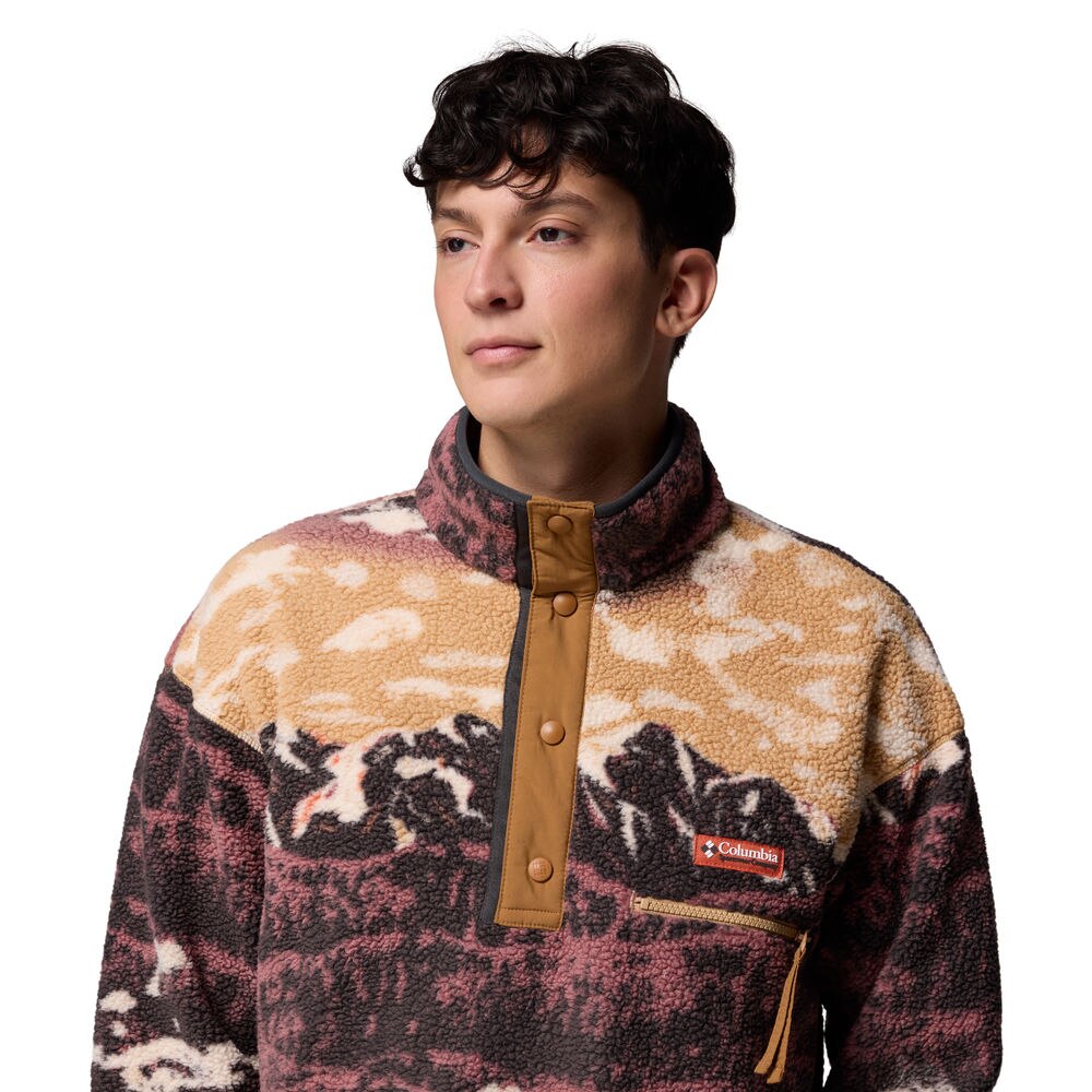 Forro polar de hombre Helvetia™ II Printed Columbia - Marrón Marrón-4