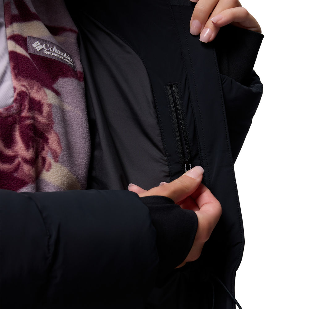 Chaqueta mujer Amaze Puff™ Long Columbia - Negro Negro-7