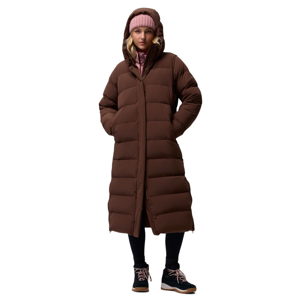 Chaqueta mujer Amaze Puff™ Long Columbia - Marrón Marrón-4