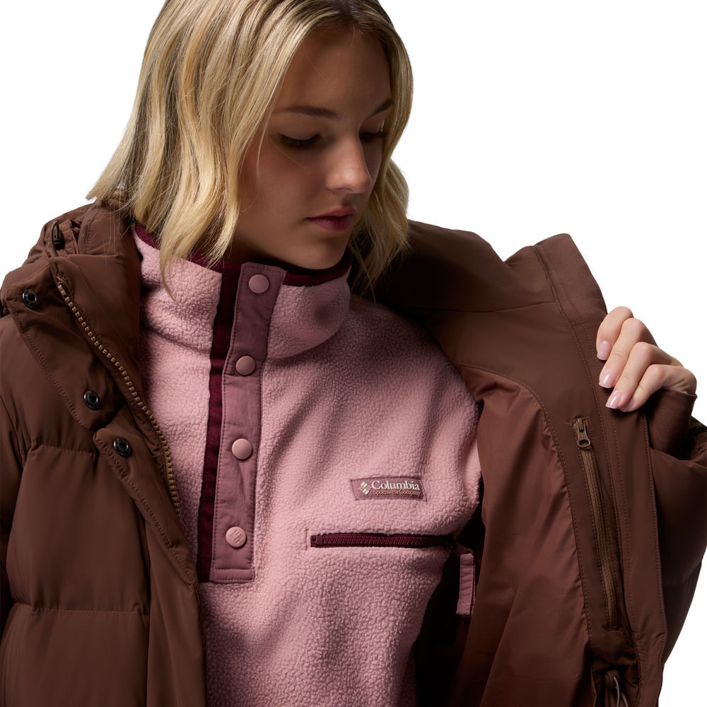 Chaqueta mujer Amaze Puff™ Long Columbia - Marrón Marrón-7