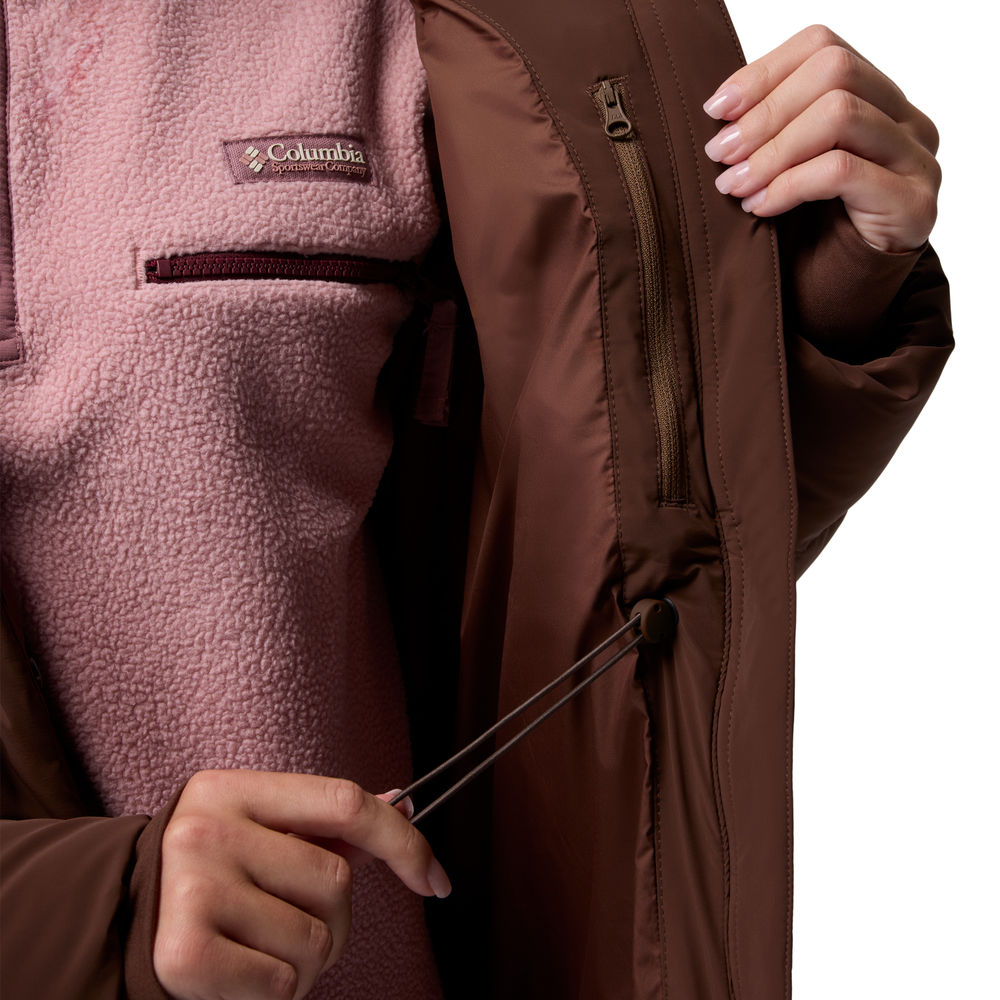 Chaqueta mujer Amaze Puff™ Long Columbia - Marrón Marrón-8