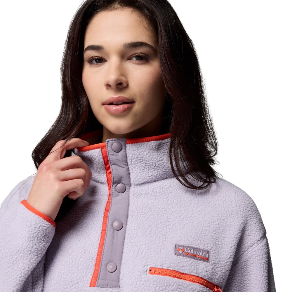 Forro polar de mujer Helvetia™ II Cropped Columbia - Lila Lila-3