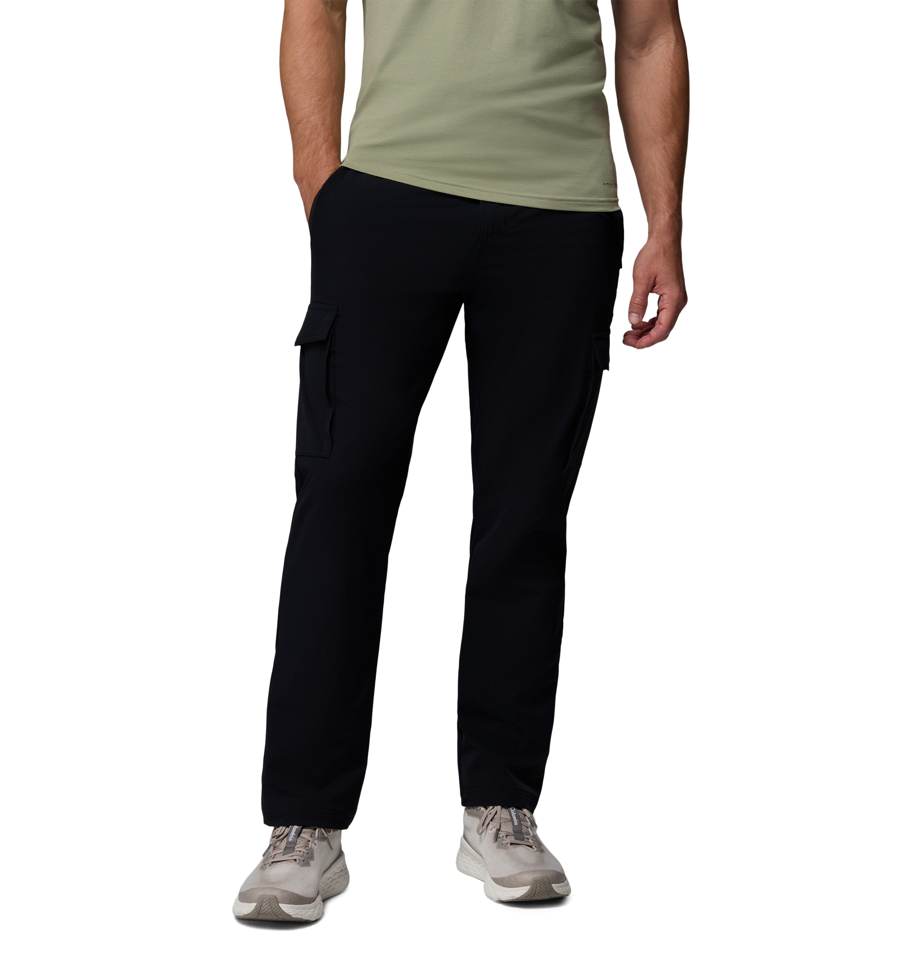 Pantalón de senderismo de hombre ROC™ Tech Cargo Columbia - Negro Negro-1